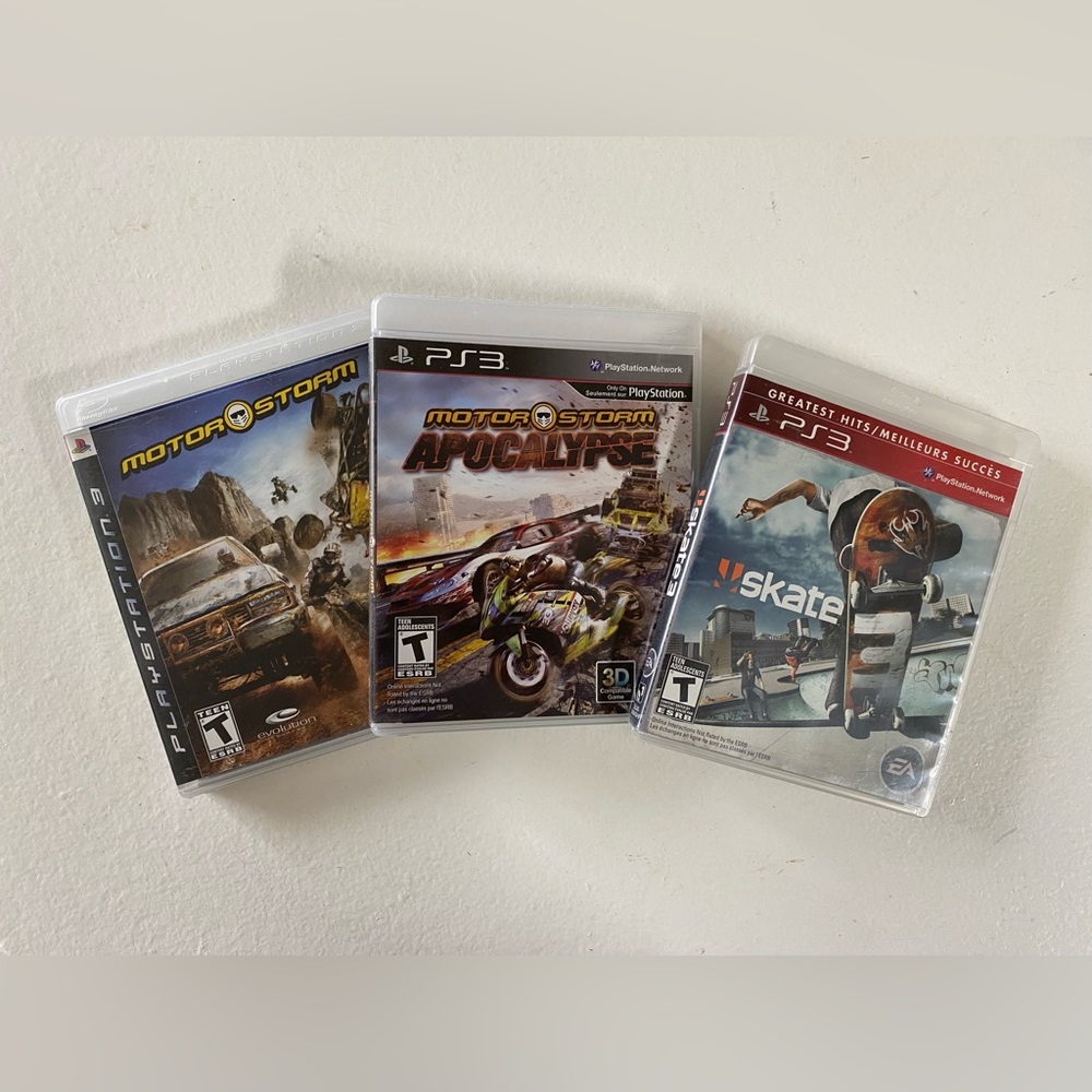 7 Games: Skate + Racing + Fighting PS3 Games Bundle
